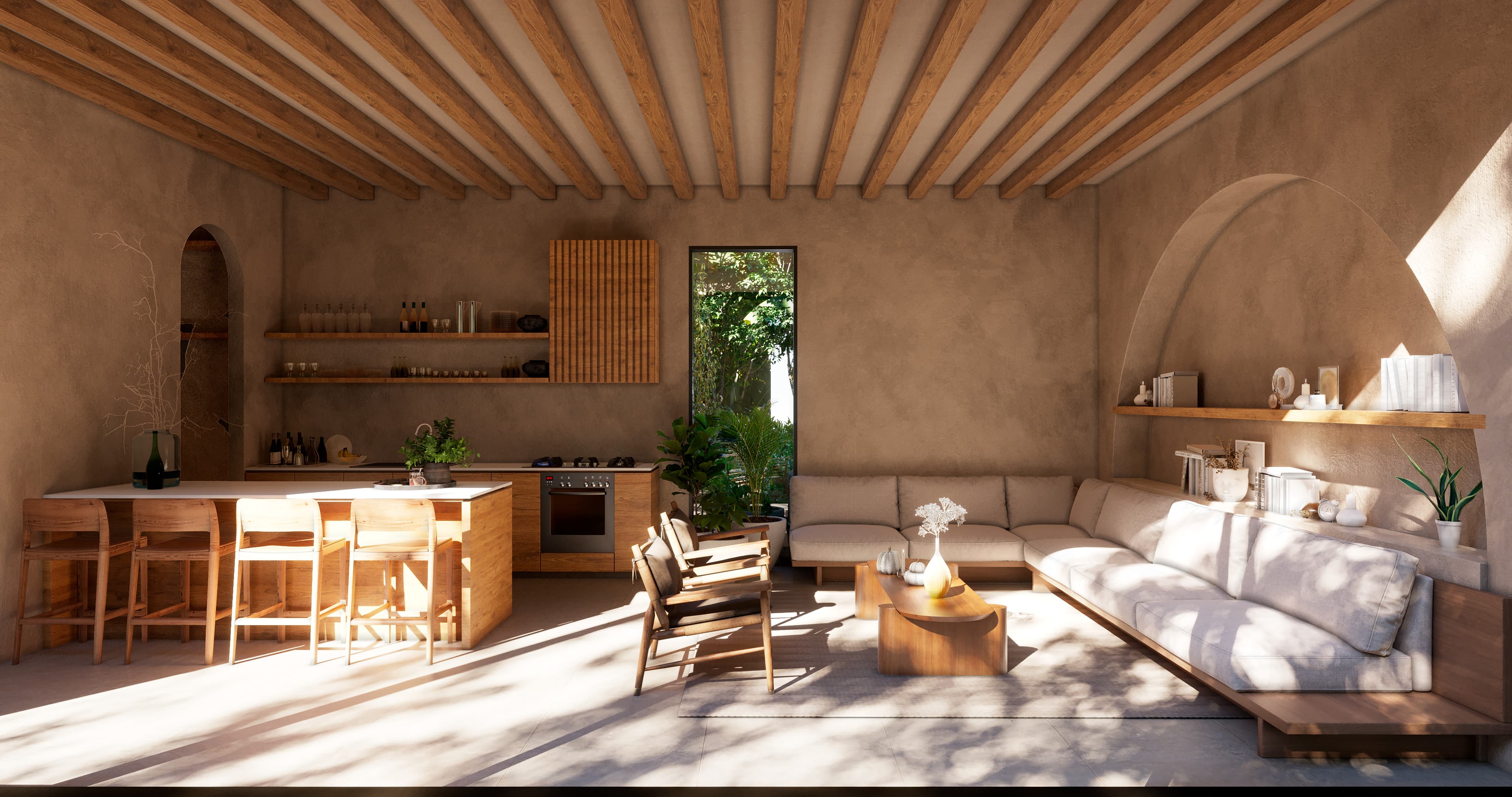 AMARI Tulum interior living space